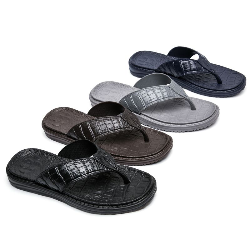 crocodile flip flops