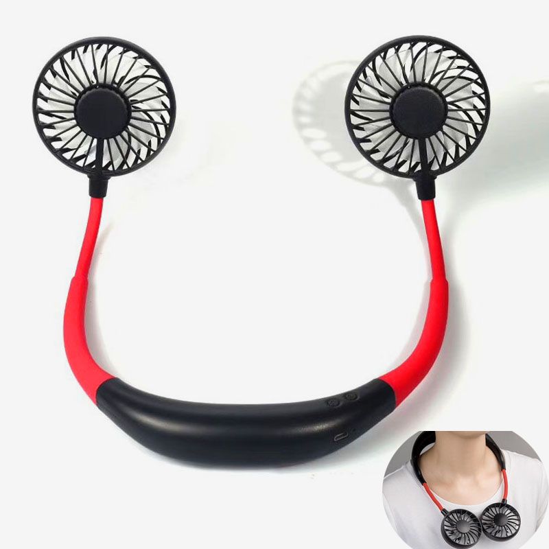 Buy Dropship Products Of Portable USB Rechargeable Fan Hands Free Neck