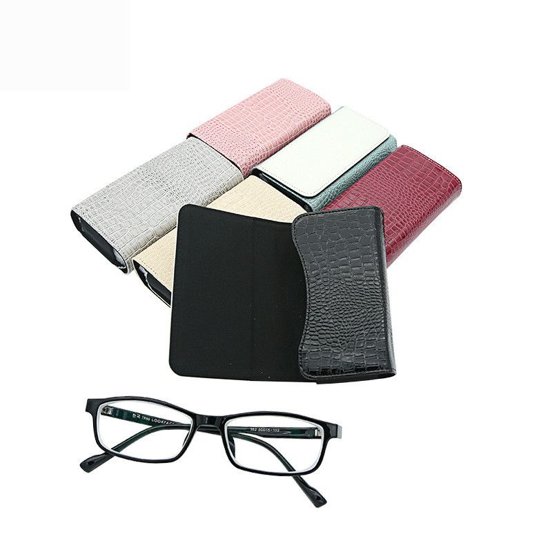 Crocodile Leather Reading Glasses Case Amazon Sublimation Blank, Hot