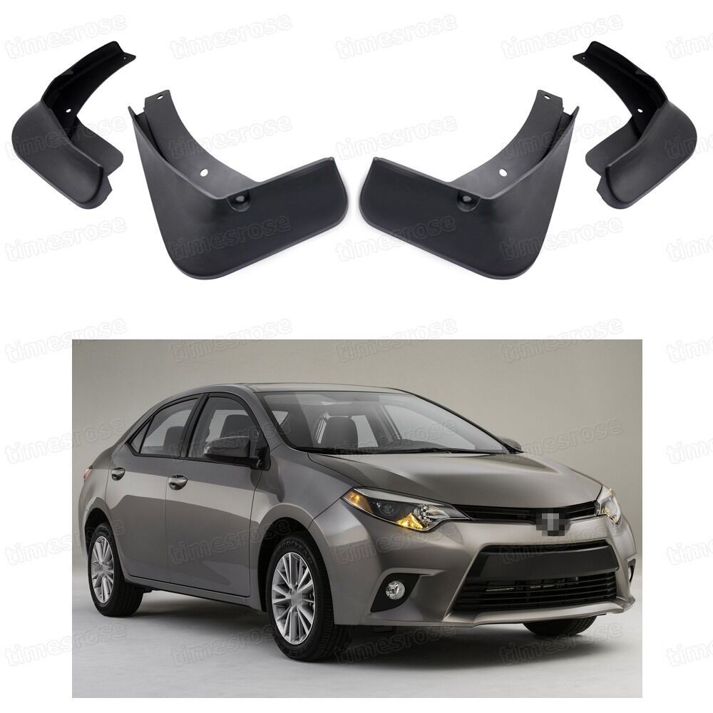 Juego de 4 guardabarros para guardabarros de guardabarros para guardabarros de guardabarros para coche color negro