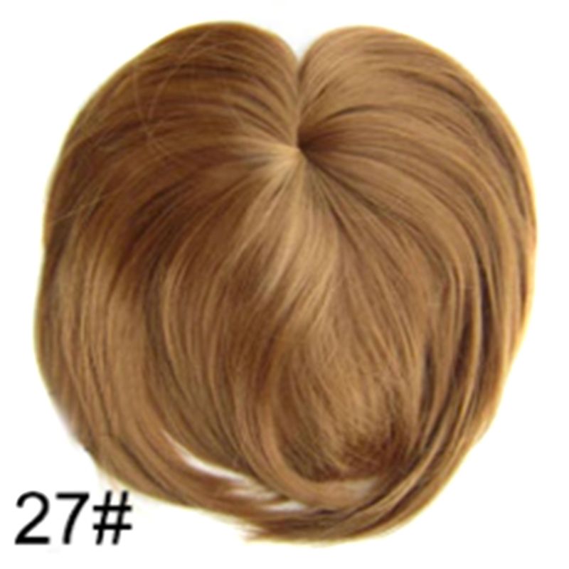 Hot Sale Silky Clip On Hair Topper Wig Heat Resistant Fiber Hair