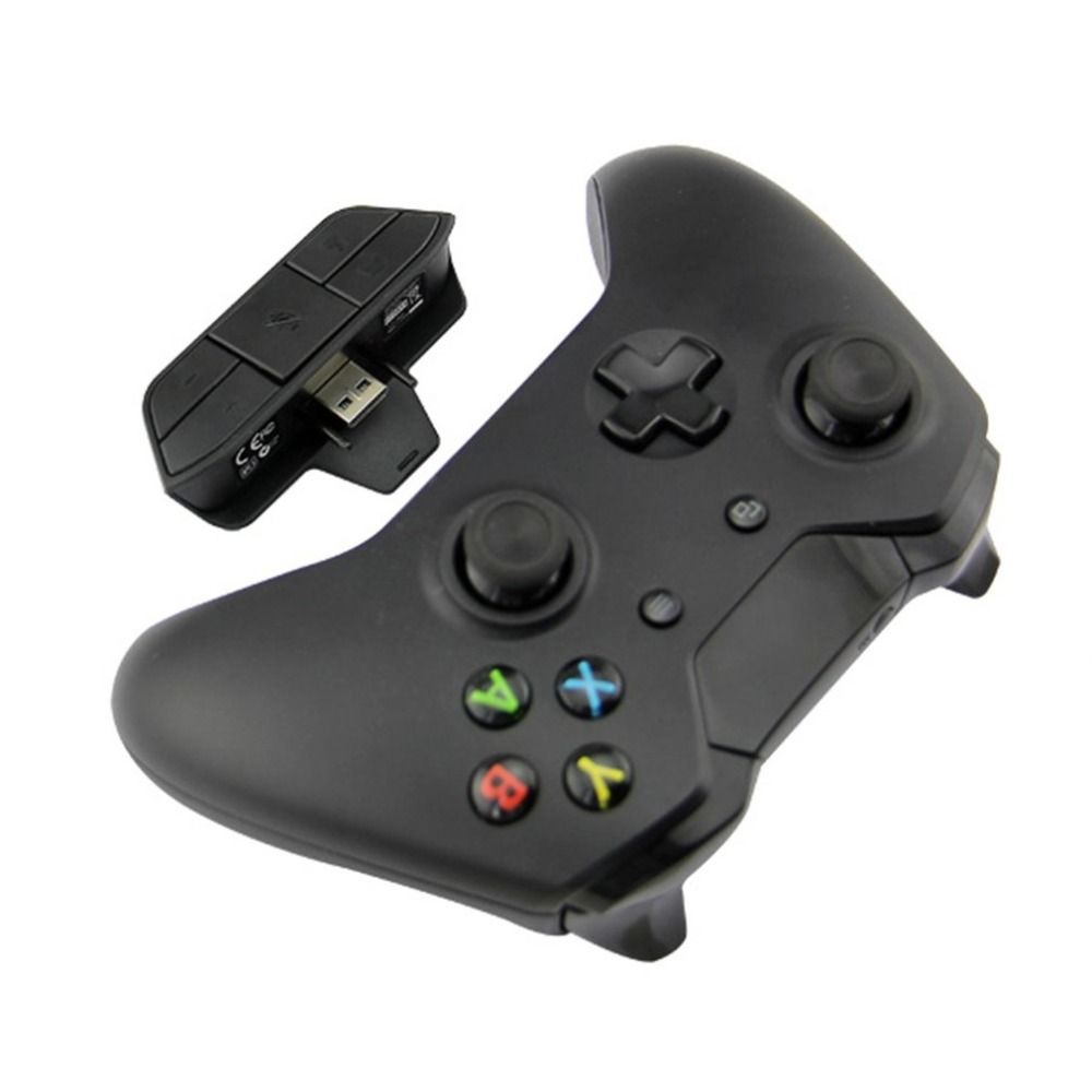 Black Stereo Headset Adapter Headset Audio Adapter Headphone