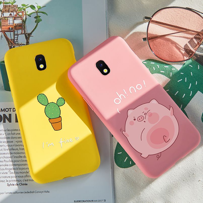 Funda de silicona para Samsung Galaxy J7 Funda 3d alivio animal para Galaxy J8 Parachoques