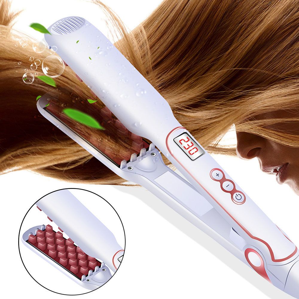 Compra Para Dar Volumen Del Hierro Del Bigudí De Pelo Profesional Tenaza  Para Rizos Y Corrugation 2 En 1 Plancha De Pelo Hierros Que Encrespan  Pinzas Barato | Entrega Rápida Y Calidad | Es.Dhgate