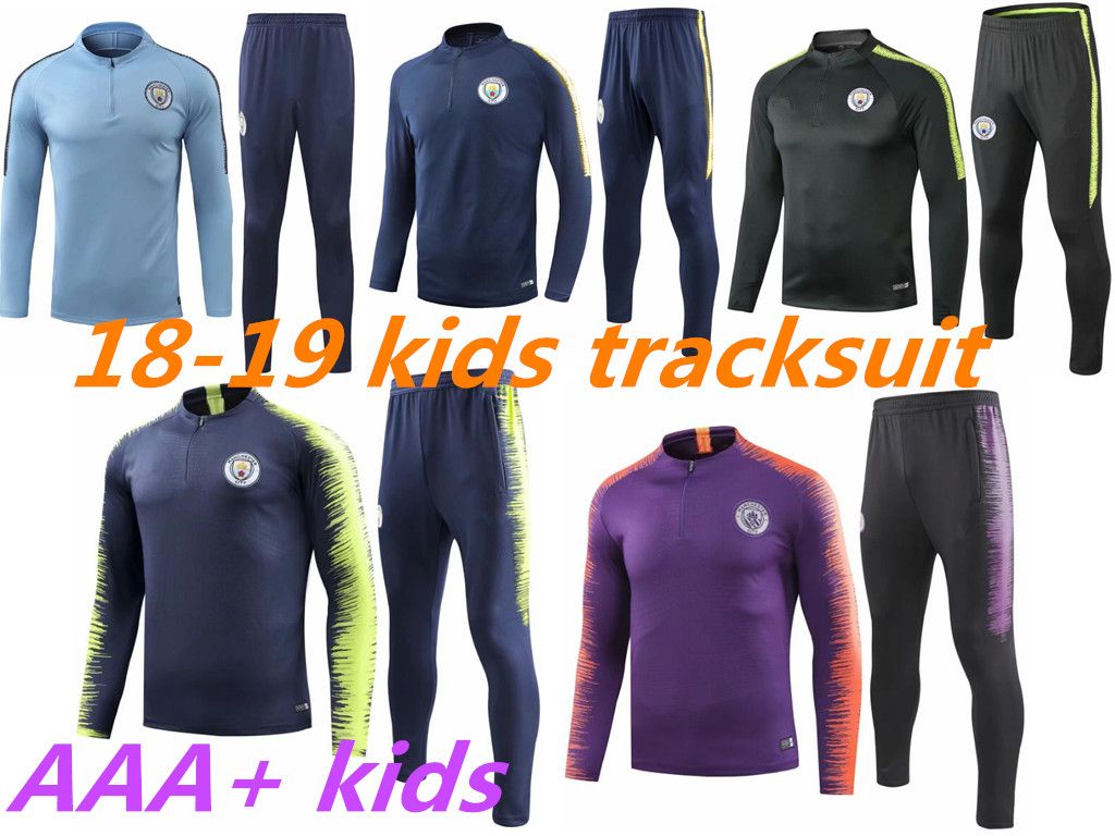 man city kids tracksuit