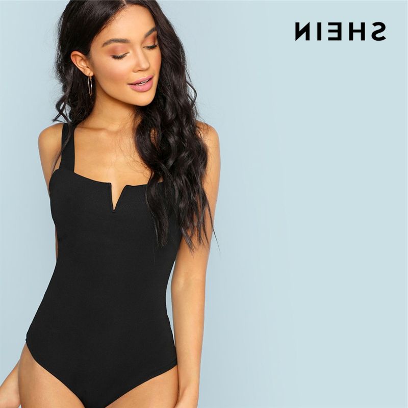 shein black bodysuit