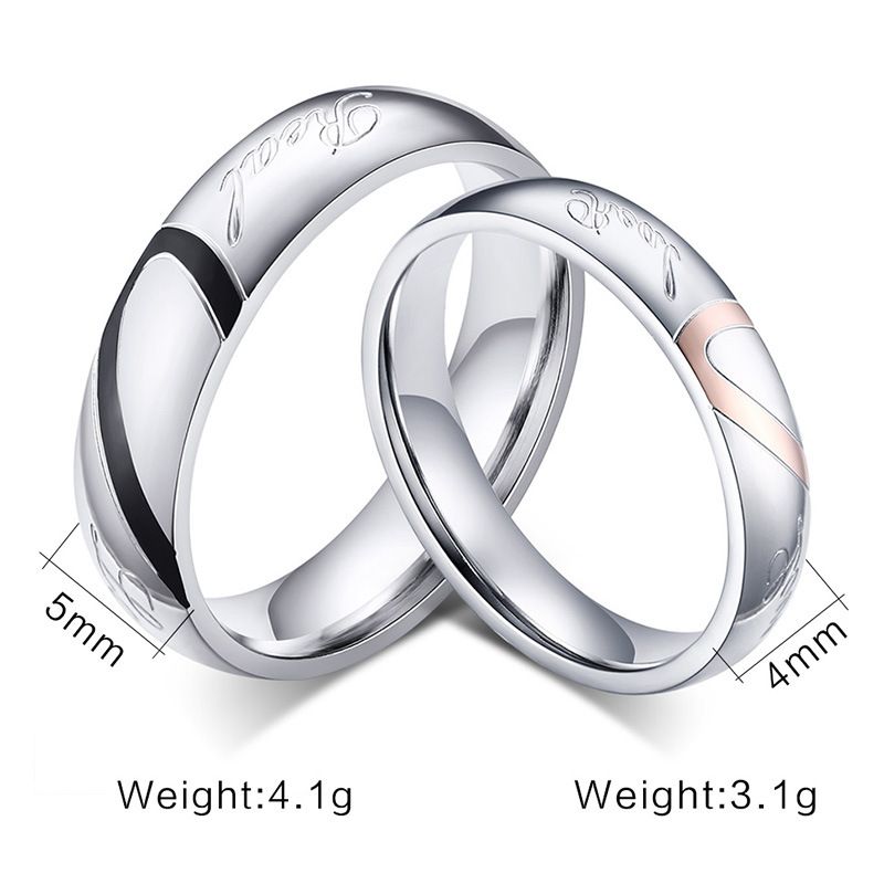 Wedding Band 5mm Half Round Style made in Solid Sterling 925 Silver Stackable Ring for Men or Women Size 4 to 16