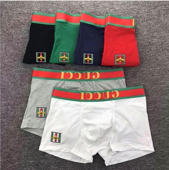 Compra Italiana De La Ropa Interior De Los Hombres De La Marca Boxer  Masculino Tamaño Euro De Los Calzoncillos De Algodón Transpirable Boxeador  Modal De La Manera De Seda Del Hielo Del
