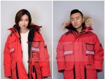canada goose snow mantra red