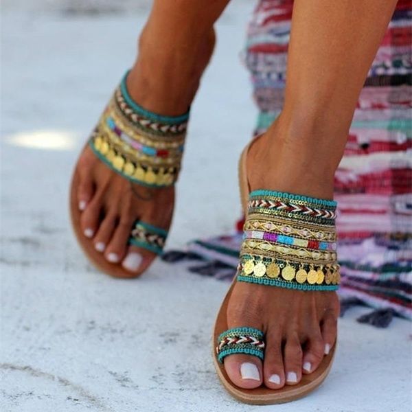 women's summer toes sandals beach shoes