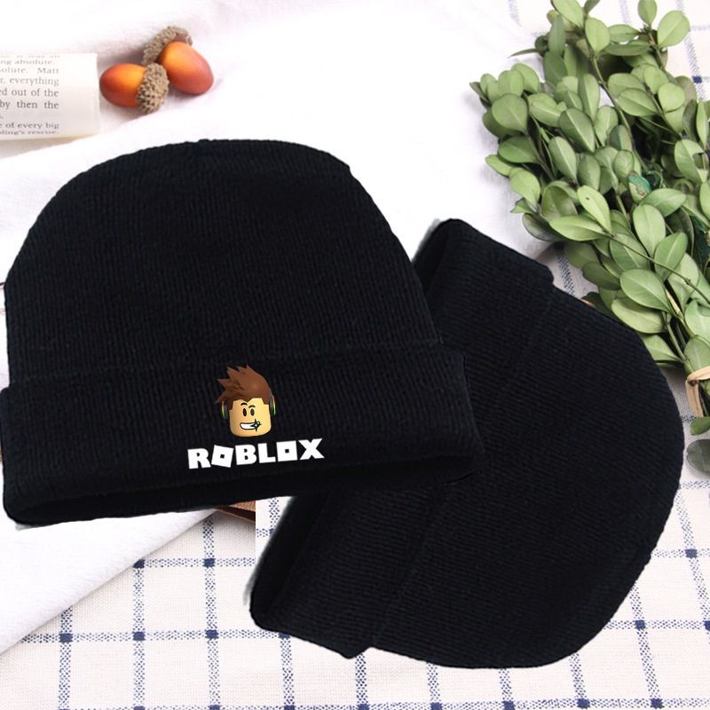 Roblox Games Hat Rock Band Symbol Knitted Cotton Hat Cap Cosplay - roblox durag hat