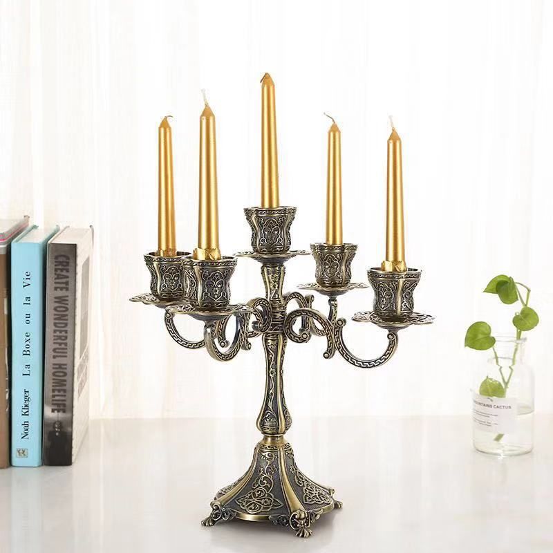 bronze candle holders