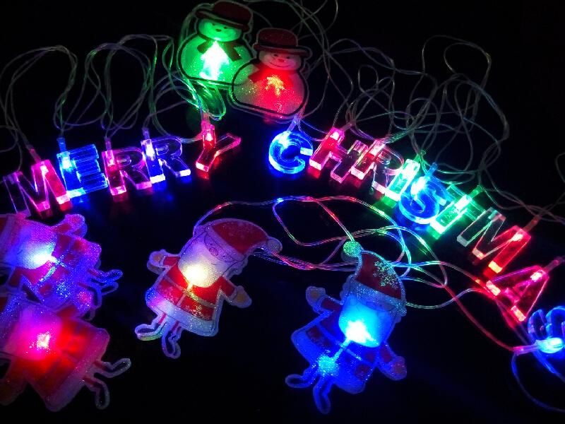 merry christmas outdoor light