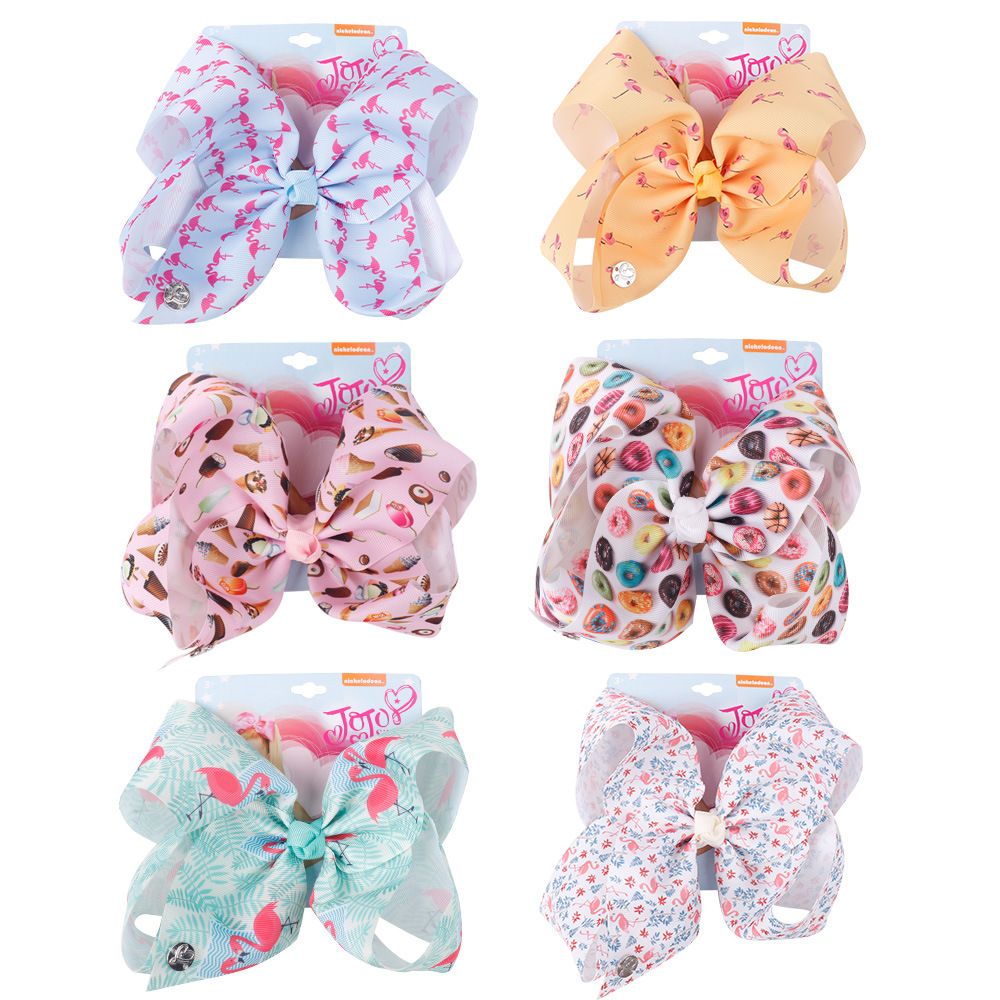 7 Jojo Serrated Bows Party Decorations Donuts Hair Bow Large