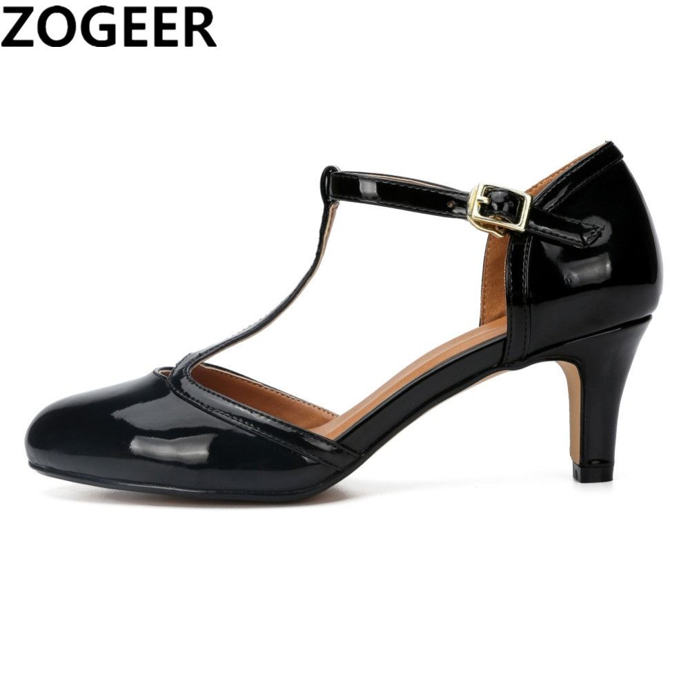 thin strap black heels