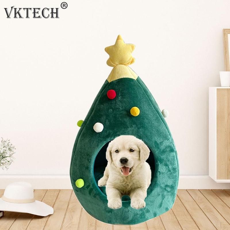 christmas dog bed