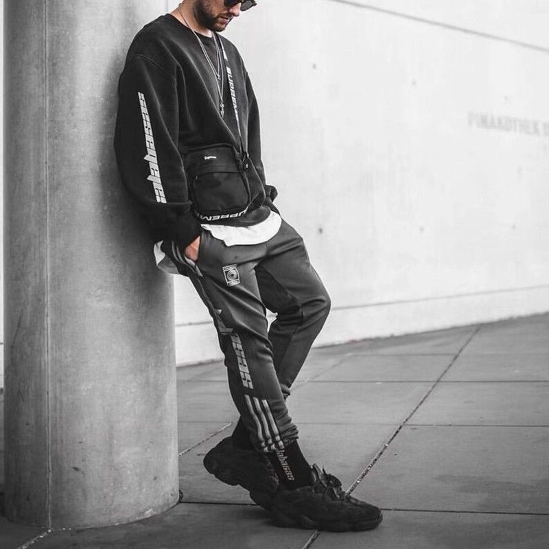 calabasas track pants outfit