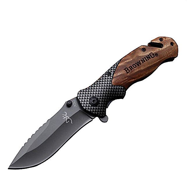 Wholesale Browning X50 Folding Knife Wooden Handle Pocket Knife Spot X50 X78 DA38 Folding Knife