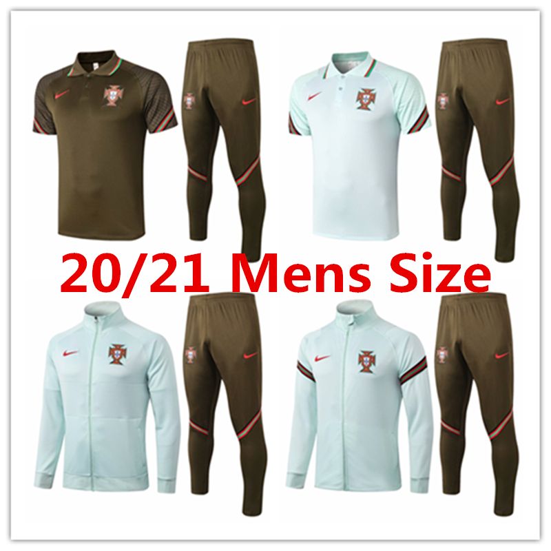 Compre 2020 2021 Chaqueta De Hombre Ronaldo CR7 Largos De Manga Corta  Trajes Camiseta De Chándal De Fútbol Félix Entrenamiento Camisa De Polo Del  Equipo Nacional De Fútbol Uniforme A 30,53 €