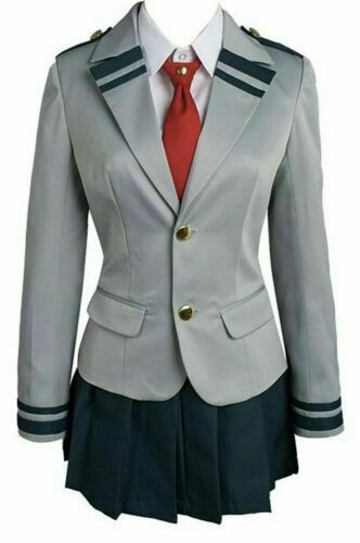 My Boku No Hero Academia Ochako Uraraka Cosplay Costume School Uniform Suit Family Themed Halloween Costumes Group Costumes For 4 From Dream7 31 34
