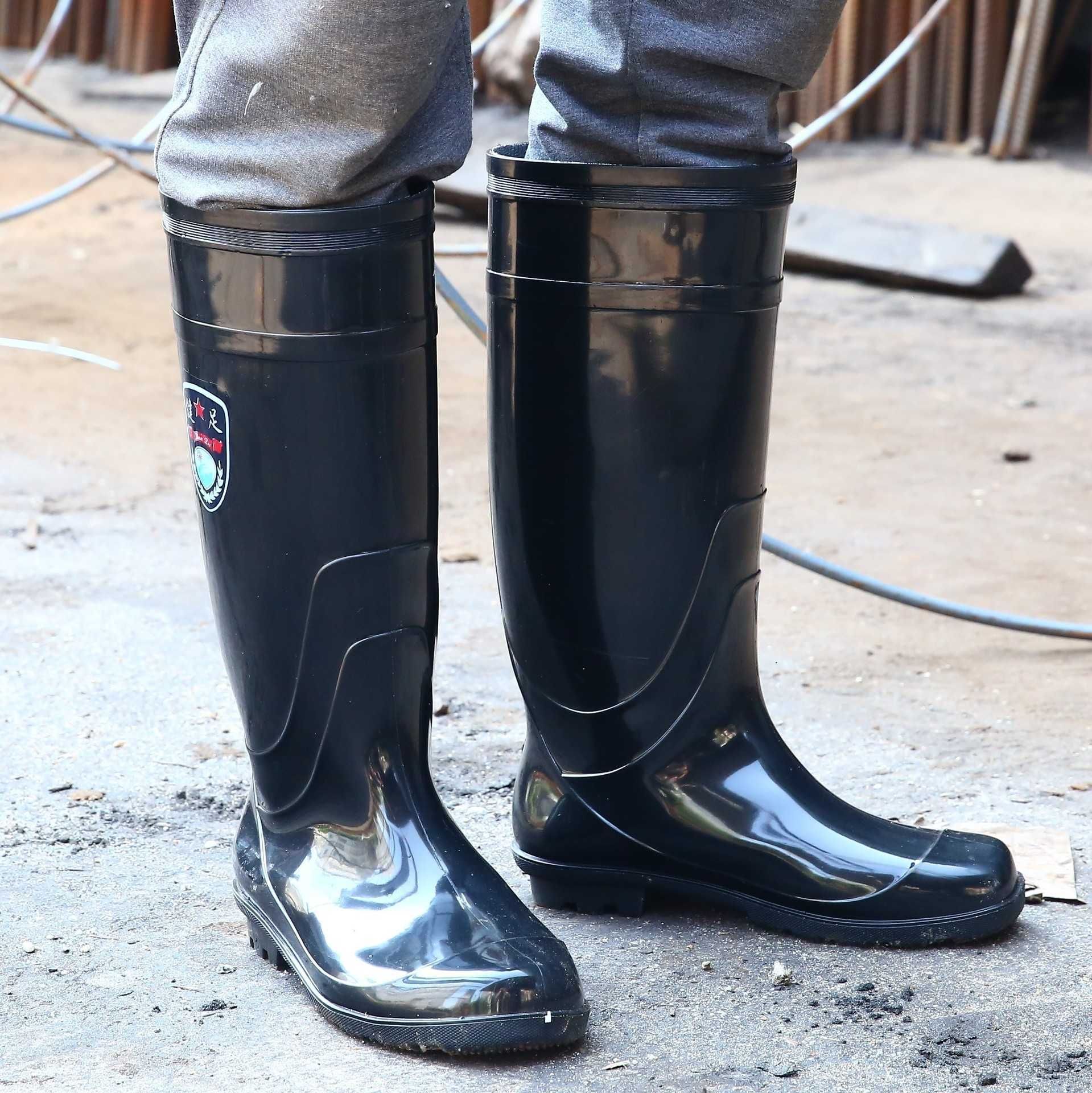 mens fashion rain boots