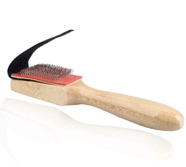 Wood Suede Sole Wire Cleaners Dance Shoes Cleaning Brush For Footwear 