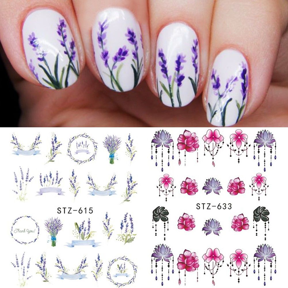 water transfer nail stickers