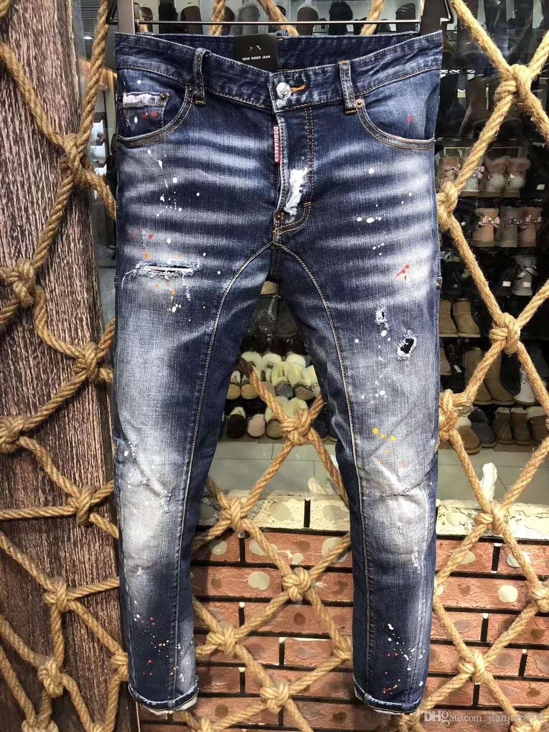 2020 New First Mens Jeans High Quality 