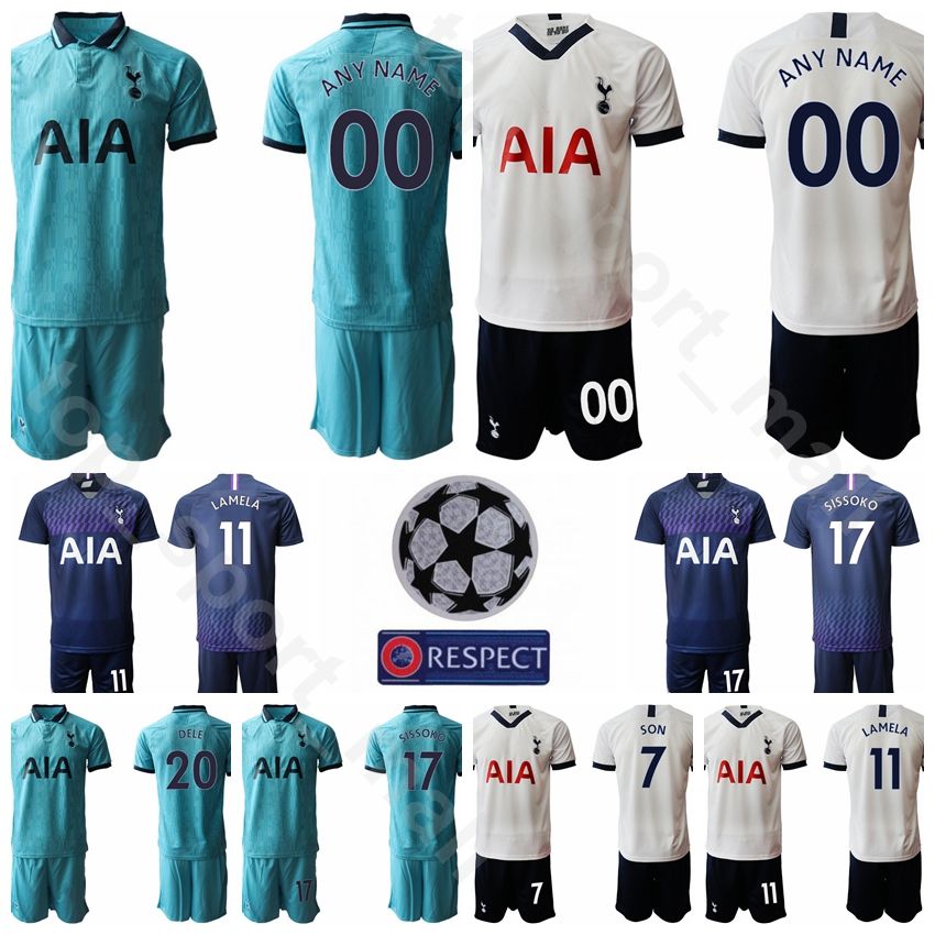 Tottenham Kane 10 Football Shirt Name//Number Set Child//Youth Printing Away