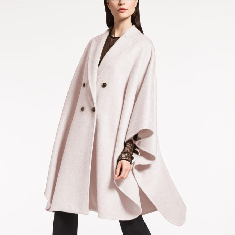 wool cape coat womens