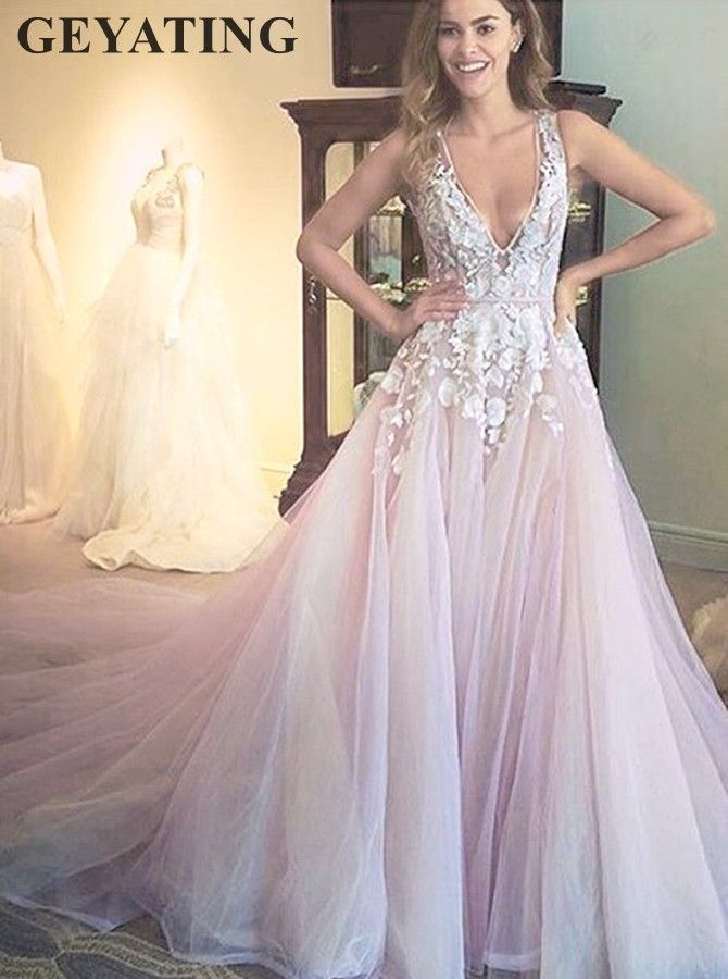 lilac wedding gown