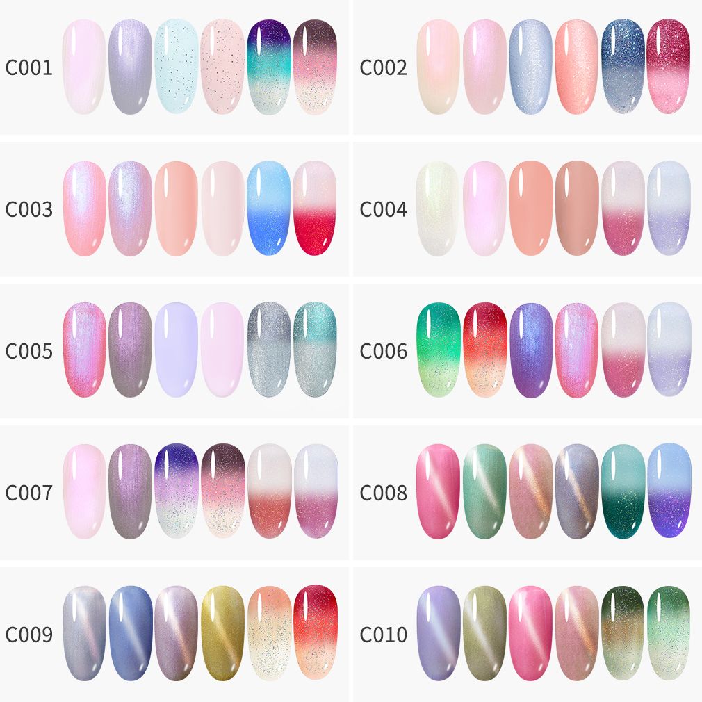 Elite99 Nail Art Set Temperature Changing Color Gel Nail Polish Pearl Shell  Nails Varnish UV Gel From Beautishop, $1.74 | DHgate.Com
