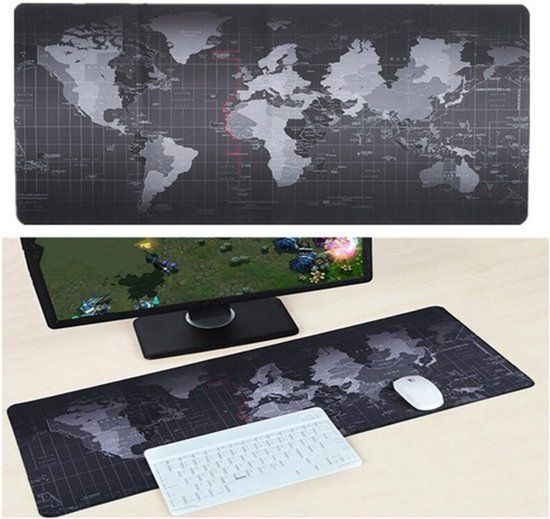 World Map Gaming Mouse Pad Large Mouse Pad Gamer Big Mouse Mat