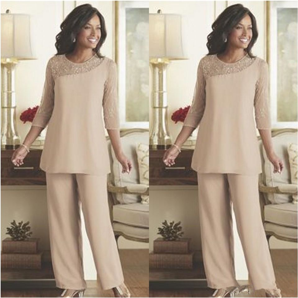 Elegant Lace Mother Of The Bride Pant 
