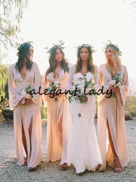 boho maid of honor dresses