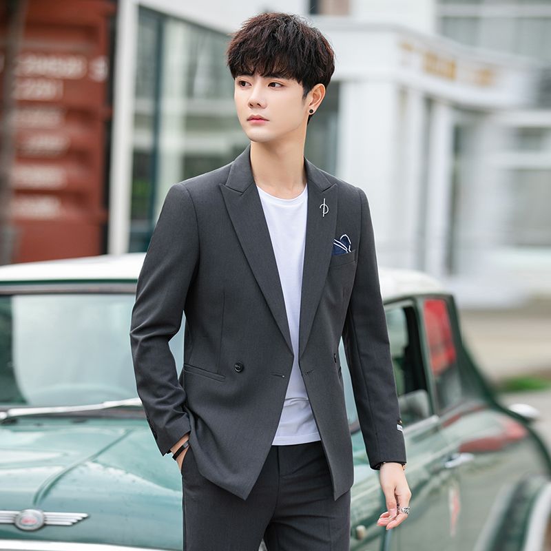 Top Coat Para Hombre Tendencia Coreana 2020 Para Hombre Otoño Hermoso Joven Espesada Blazer Hombres Se Adapta Blazers 3XL De 135,46 € | DHgate