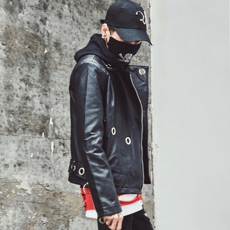 Loose Fit Leather Jacket