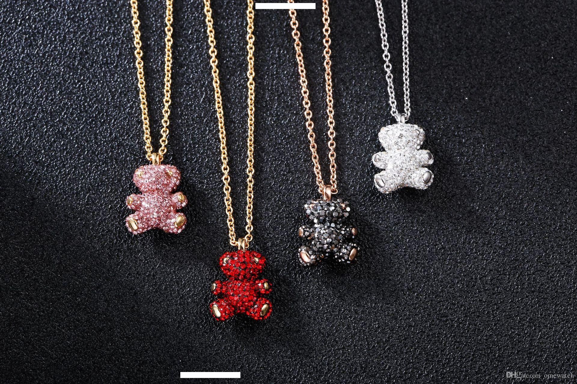 teddy pendant swarovski