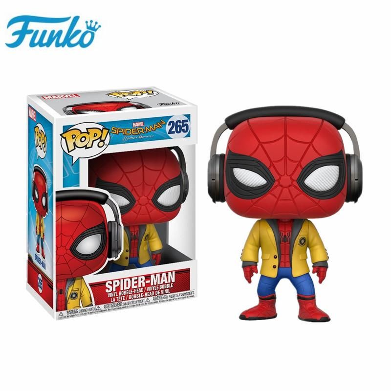 funko pop orumcek adam eve donus kulaklik eylem sekil modeli hediye koleksiyonu iyi bir secim klip fan sh190908 giymek 265 vinil doll