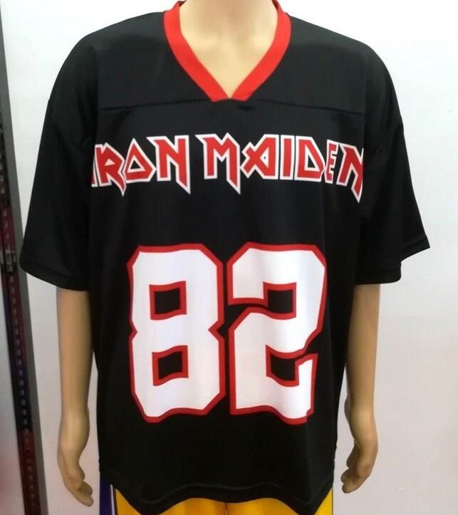 iron maiden football shirt