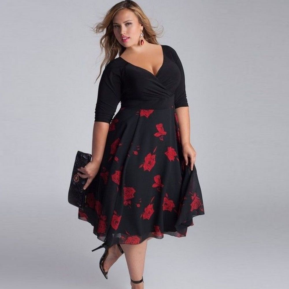 plus size dressing
