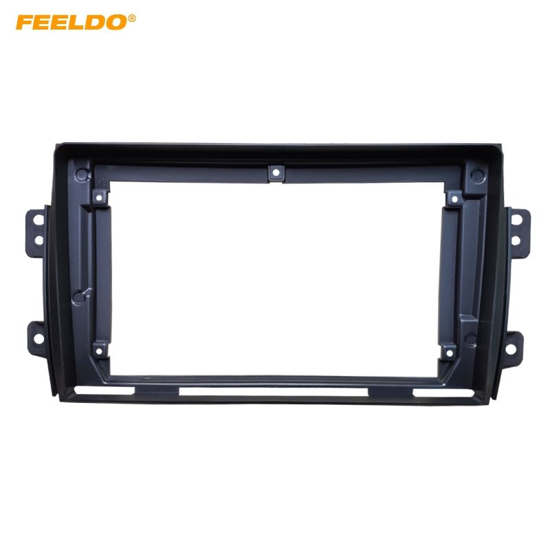 Feeldo Car Stereo 9 "Stor skärm 2din Fascia Frame Adapter för Suzuki SX4 Audio Dash Pance Panel Frame Kit # 3890