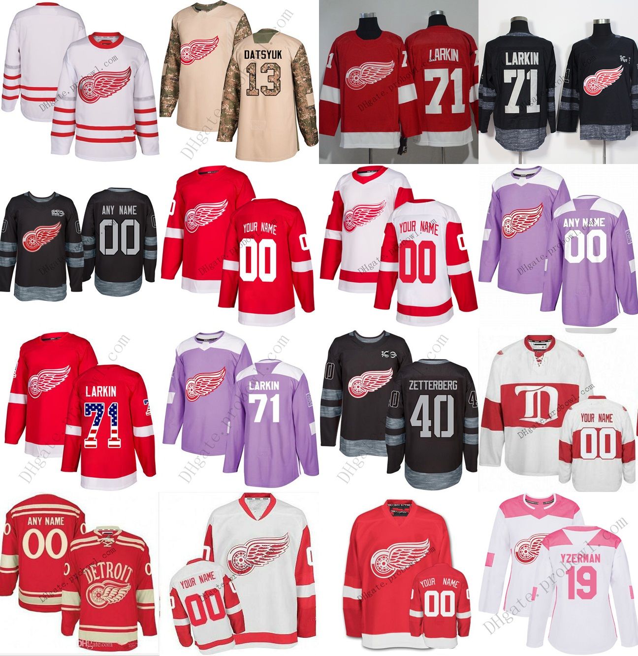 red wings shirts cheap