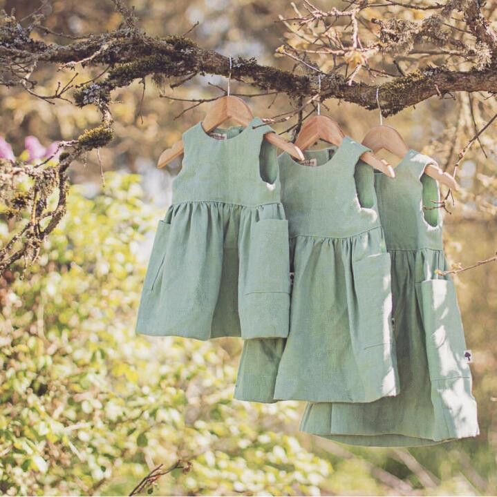 linen dress baby