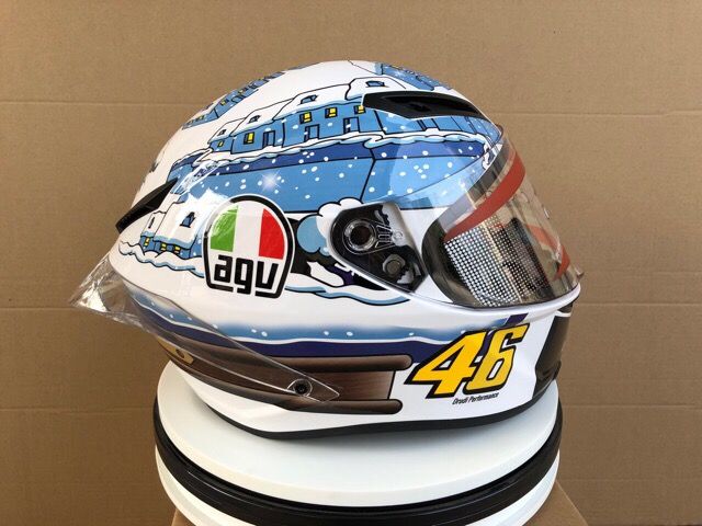 Agv Pista Winter Test White Full Face Motorcycle Helmet(Replica-Not  Original)