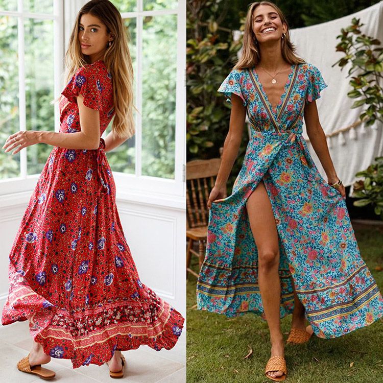 floral print mother of the groom dresses