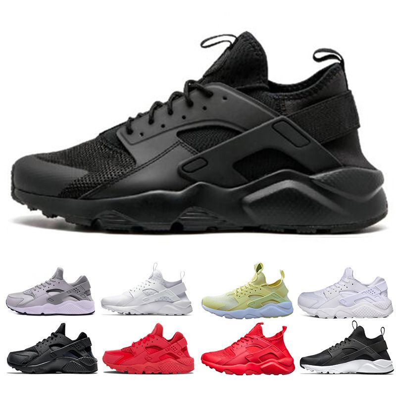 nike huarache negro con rojo