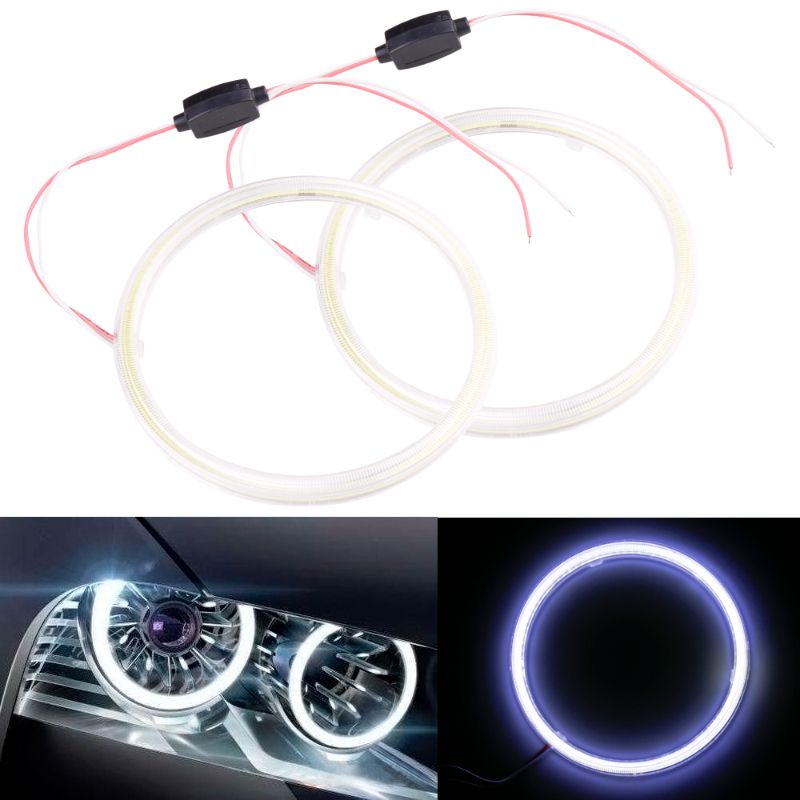 Halo Ring Light COB LED Angel Eye 70mm//80mm//90mm//100mm//110mm//120mm Lampshades