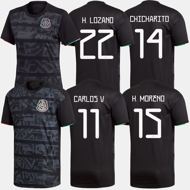 mexico black and gold jersey