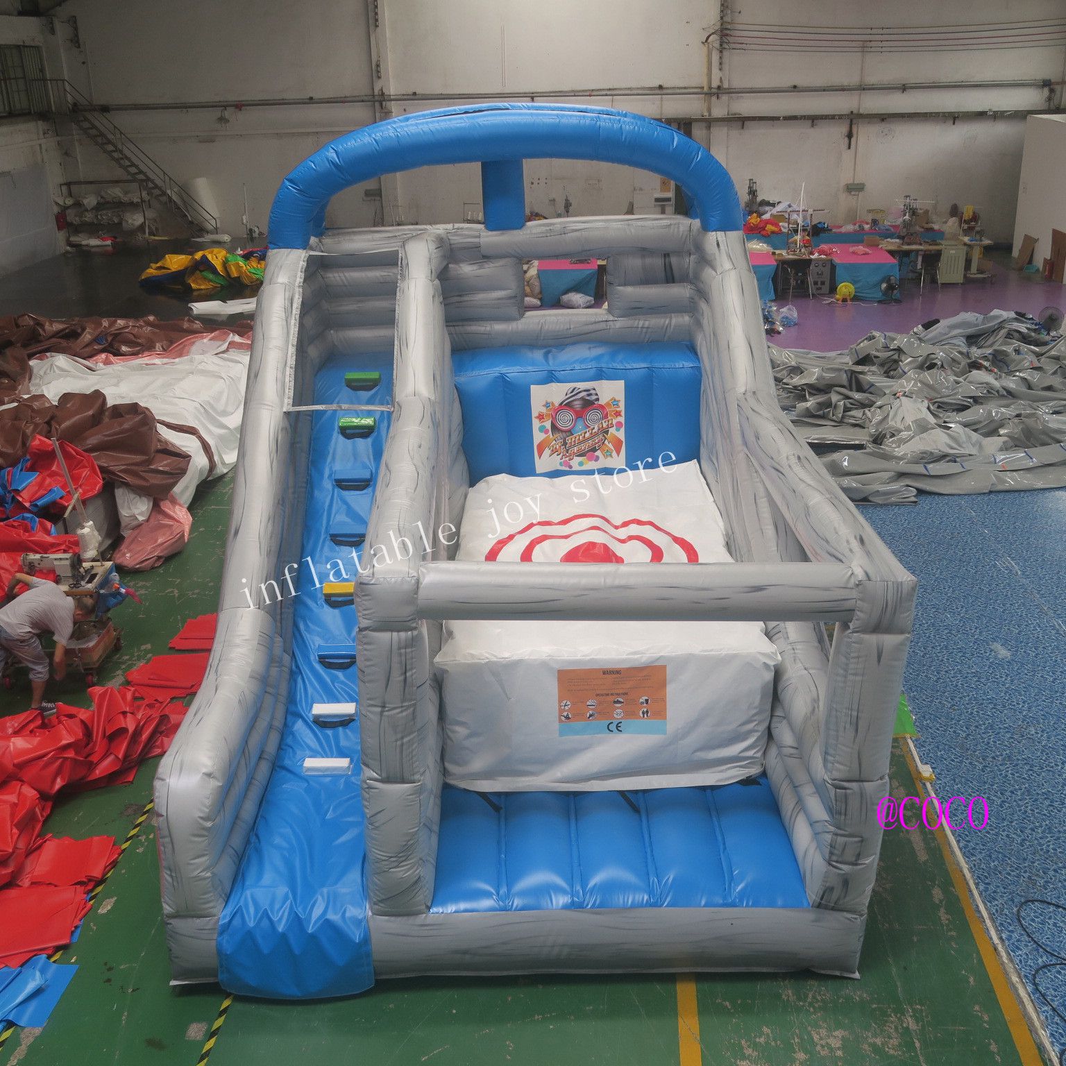 2020 Inflatable Cliff Jump Game Good Quality Inflatable Stunt Air